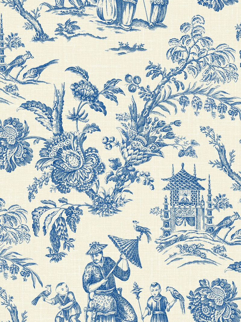 Galerie French Country Toile wallpaper 10m, imported from the UK