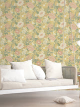 Next Galerie Yellow Sommarang 2 Floral Print Wallpaper 10m- Buy online at McGrocer