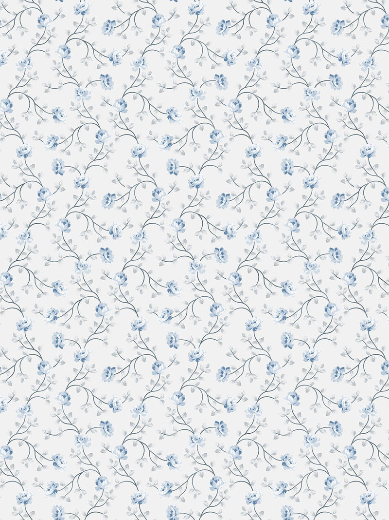 Galerie Blue Spring Blossom wallpaper 10m roll, UK version