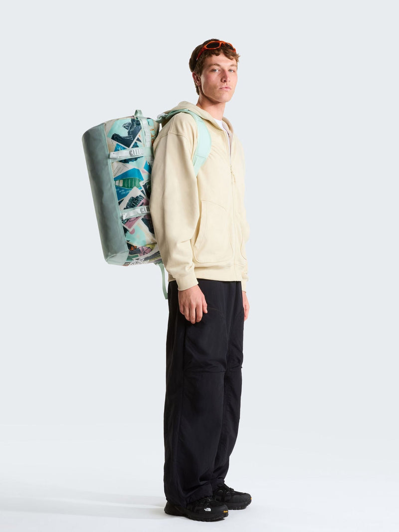 The North Face duffel bag light blue small, imported from the UK