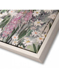 Art Marketing multicoloured floral cascade wall art imported from the UK
