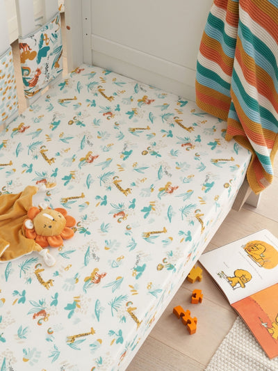 Next Tutti Bambini Run Wild Cot Fitted Sheets 2 Pack- Buy online at McGrocer