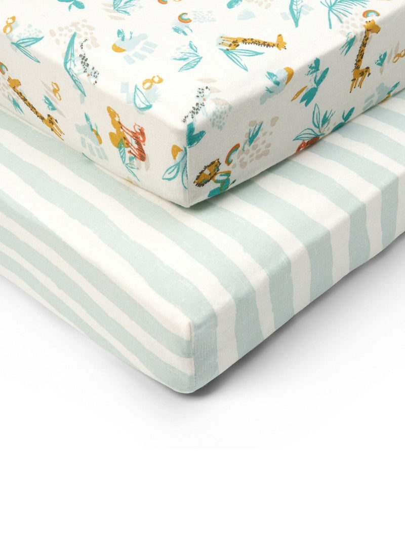 Tutti Bambini cot fitted sheets 2 pack (British brand)