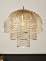 Next BHS Gold Georgia Mesh Ceiling Pendant Light- Buy online at McGrocer