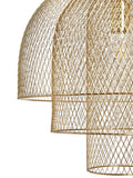 BHS Gold Georgia Mesh Pendant Light (British brand)