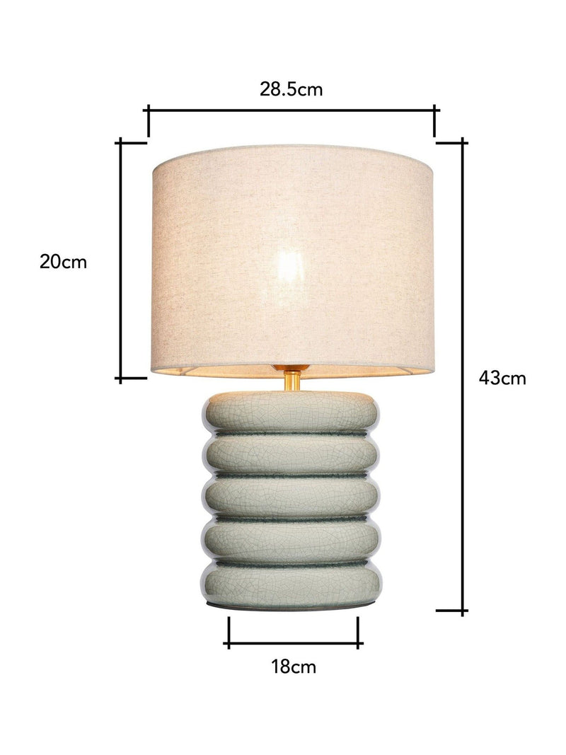 BHS Flump table lamp in blue (British brand)