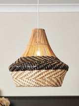 Next BHS Mixed Lauren Coloured Rattan Shade Ceiling Light- Buy online at McGrocer