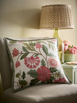 Next Appletree Green Aurelia Embellished Filled Cushion 43cm x 43cm- Buy online at McGrocer