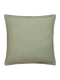 Appletree Green embroidered floral cushion 43cm (British brand)