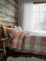 Appletree Ashford Supersoft Brushed Cotton Check Duvet Cover Set