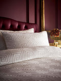 Laurence Llewelyn-Bowen Cream Emile Jacquard duvet cover set, UK version
