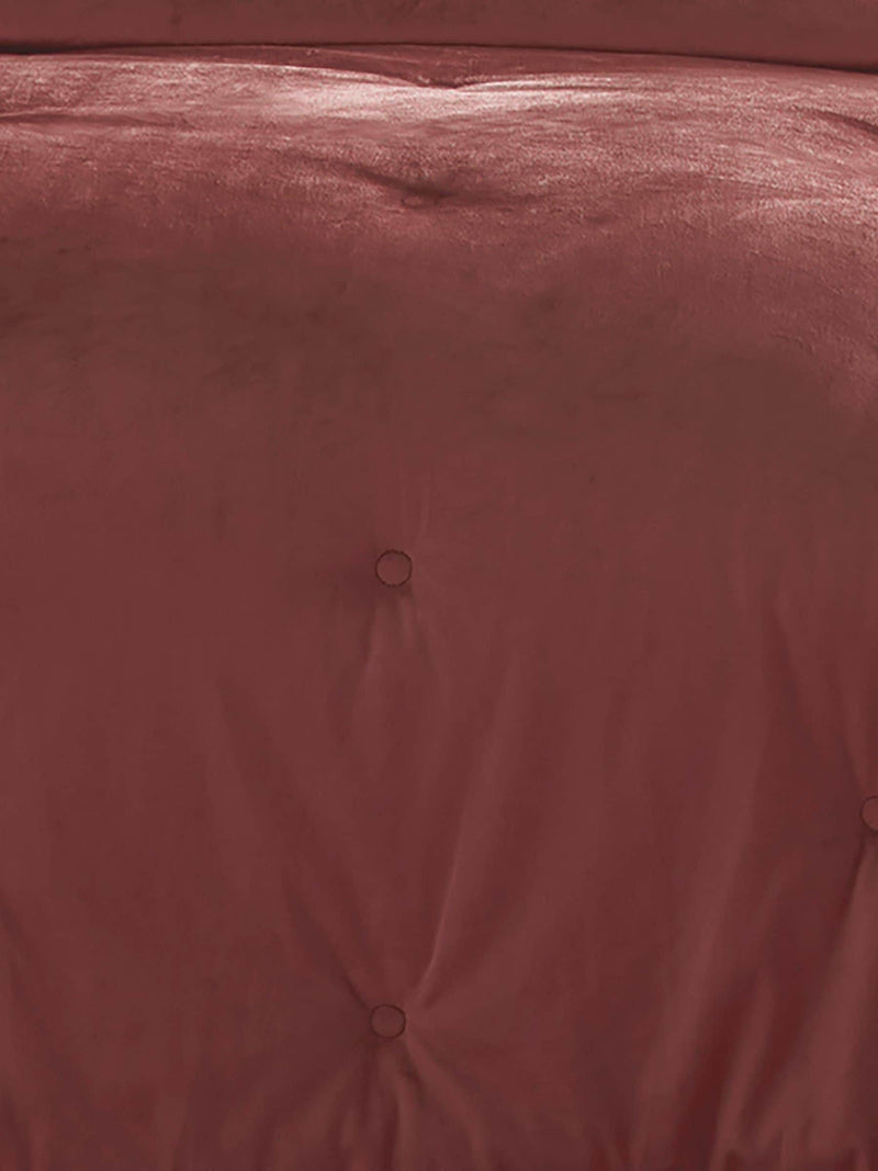 Appletree Pink Austell Velvet Bedspread