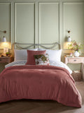 Appletree Pink Austell Velvet Bedspread