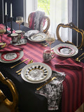 Laurence Llewelyn-Bowen Red Festivo table runner 230cm x 40cm, UK version