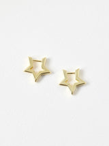 Next Oliver Bonas Gold Tone Star Outline Hoop Earrings Jewellery- Buy online at McGrocer