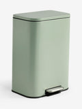 Sage green 50L soft close pedal bin, imported from the UK