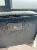 Koko Blossom personalised leather wash bag, UK version