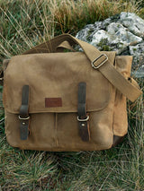 Next Koko Blossom Personalised Waxed Canvas Messenger Bag- Buy online at McGrocer