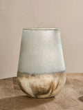 Nkuku Smoke Ngolo glass vase 28cm, imported from the UK