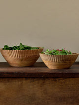 Next Nkuku Natural Gavivi Mango Wood Serving Bowl- Buy online at McGrocer