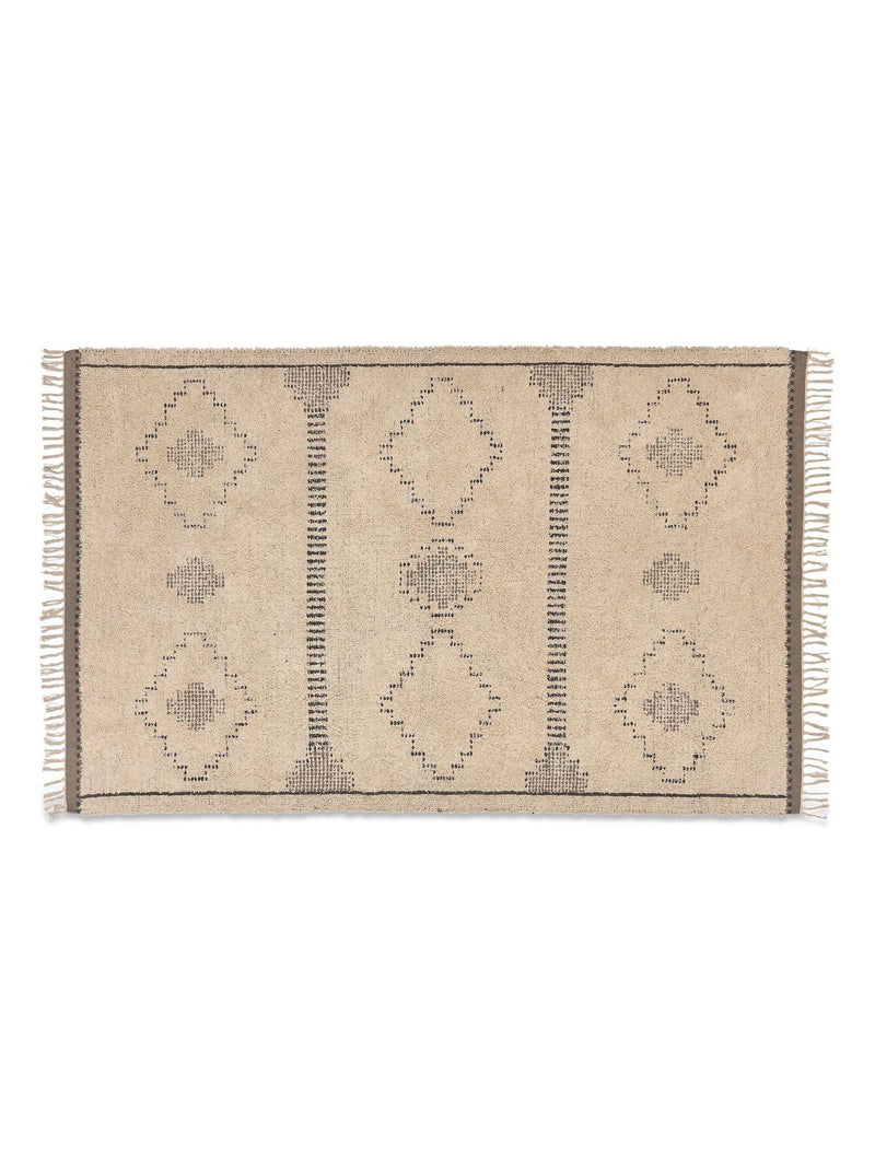 Nkuku Natural Mureu rug 120cm - British product