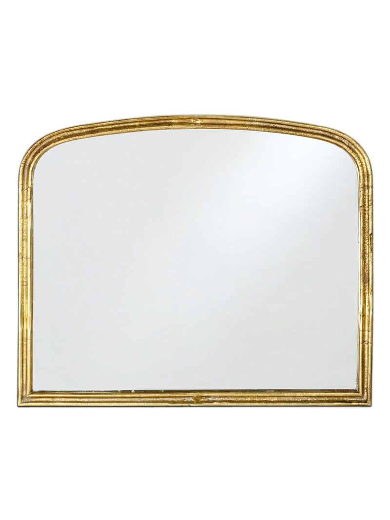 Nkuku Brass Almora Arched Mirror 60cm, imported from the UK