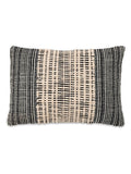 Nkuku white Mika rectangle cushion cover 40cm, imported from the UK
