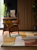 Origin Rugs Tan Retro Deco Wool Rug