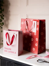 Next Rockett St George Set of 2 Red/Pink Slogan Gift Bags- Buy online at McGrocer