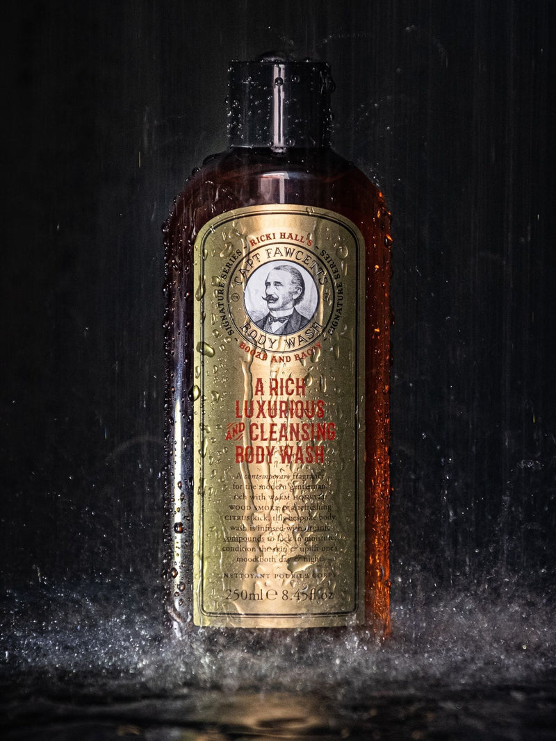 Captain Fawcett Ricki Hall's Booze & Baccy shampoo and body wash gift set 250ml each - British product