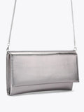 KG Kurt Geiger Brielle clutch bag pink pewter, UK version