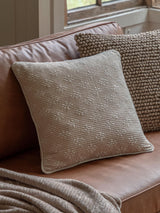 Next Gallery Home Taupe Tavira Woven Cushion- Buy online at McGrocer