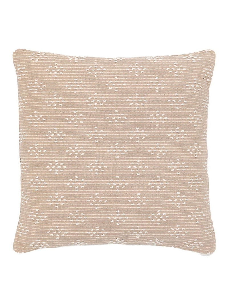 Gallery Home taupe woven cushion 45cm - British product