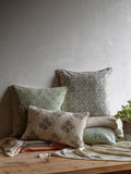 Gallery Home green floral cushion 50x30cm, imported from the UK