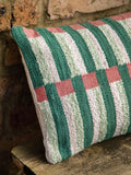 Gallery Home multicoloured Lani stripe woven cushion 30x50cm, imported from the UK