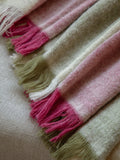 Gallery Home Red Hatherley check throw cranberry olive, UK version