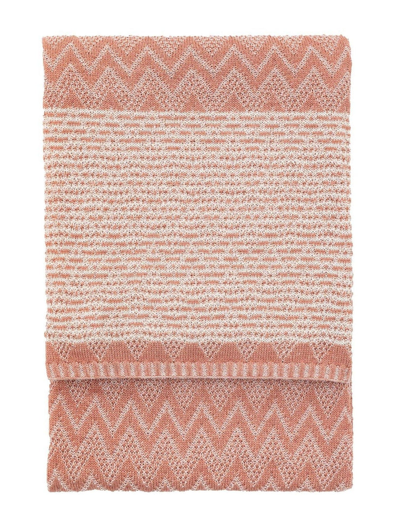 Gallery Home Orange Lumi Herringbone Throw, UK version