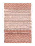 Gallery Home Orange Lumi Herringbone Throw, UK version