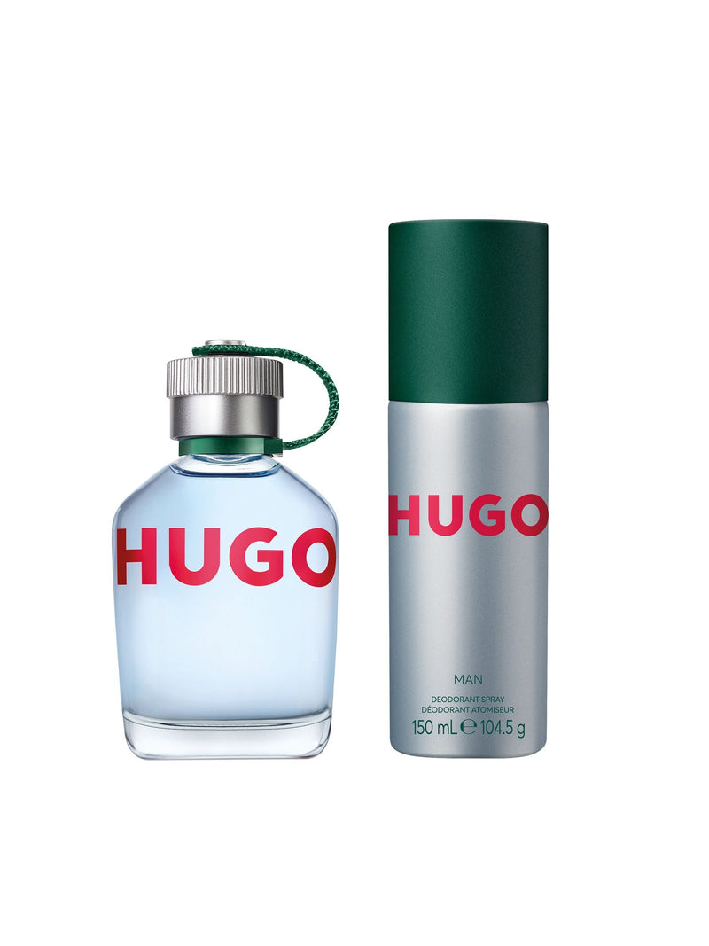 HUGO Man Eau de Toilette 75ml Deodorant 150ml Gift Set, UK version