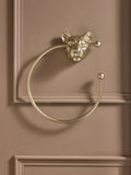 Cheetah gold towel ring cheetah design 15.5cm (British brand)