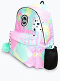 Hype pink pastel collage backpack 42cm, UK version