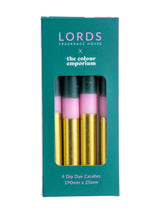 Next LORDS Colour Emporium Tapered Scented Oxfordshire Dinner Candles Set of 4- Buy online at McGrocer