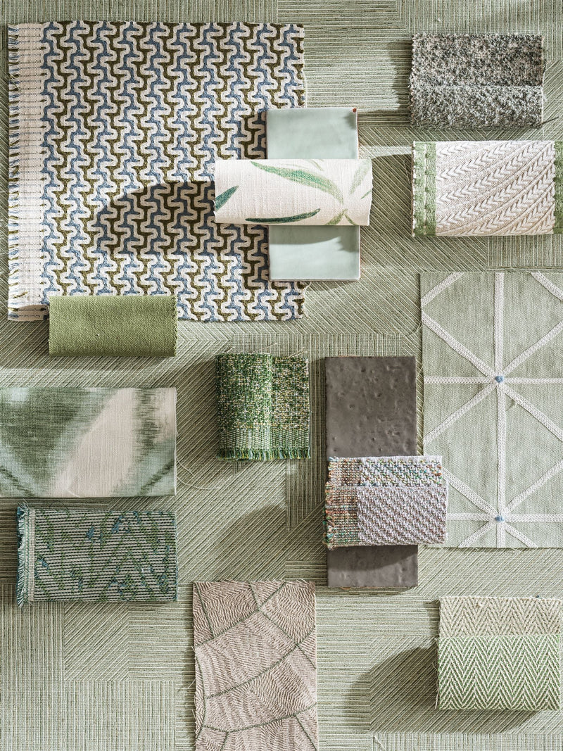 Harlequin Sage Green Mokume Kasuri wallpaper 10M, UK version