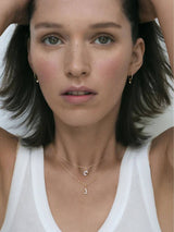 Next The Diamond Store 0.10ct Lab Diamond Initial Pendant Necklace in 18K Gold Vermeil- Buy online at McGrocer