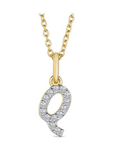 Next The Diamond Store White Love Letter Initial 0.10ct Lab Diamond Pendant Necklace- Buy online at McGrocer