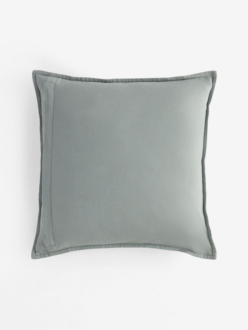 Nina Campbell blue floral embroidered cushion 45cm, UK version