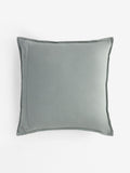 Nina Campbell blue floral embroidered cushion 45cm, UK version