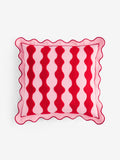 Eleanor Bowmer cushion squiggle scallop 45cm (British brand)