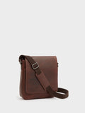 Osprey London Brown The Baker Large Leather Messenger Bag