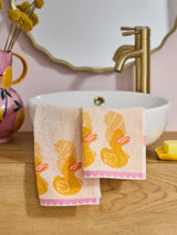 Next Yellow Duck Spa Face Cloths Set of 2 - 100% Cotton- Buy online at McGrocer